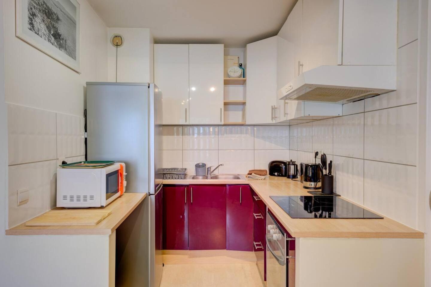 Elegant Apt W/2 Terraces/Mins To Beach & Shops Antibes Exteriör bild